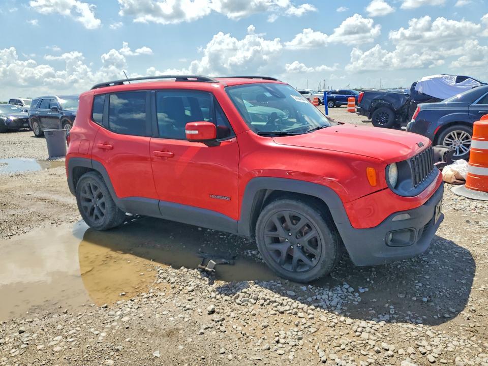 2017 Jeep Renegade VIN ZACCJABB9HPF99534 COPART salvage auction — FRONT END, Pa - Certificate Of Salvage, sold $850 on 2026-07-27 (photo 4)