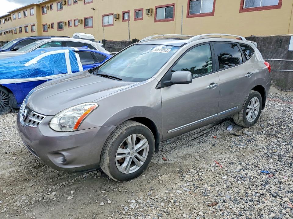 2013 Nissan Rogue VIN JN8AS5MV5DW134186 COPART salvage auction — MINOR DENT/SCRATCHES, Fl - Certificate Of Title, sold $775 on 2026-07-21 (photo 1)