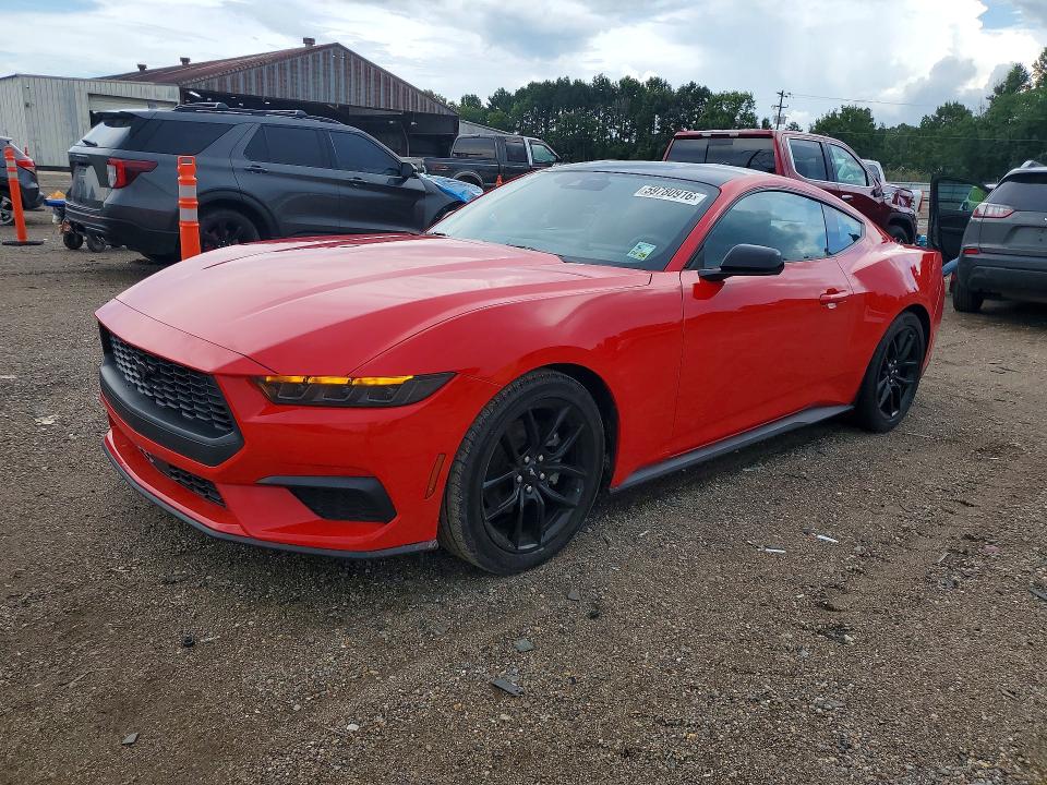 2025 Ford Mustang VIN 1FA6P8TH7S5123327 COPART salvage auction — WATER/FLOOD, La - Cert Of Title-Salvage Flood, sold $14,100 on 2026-07-31 (photo 1)