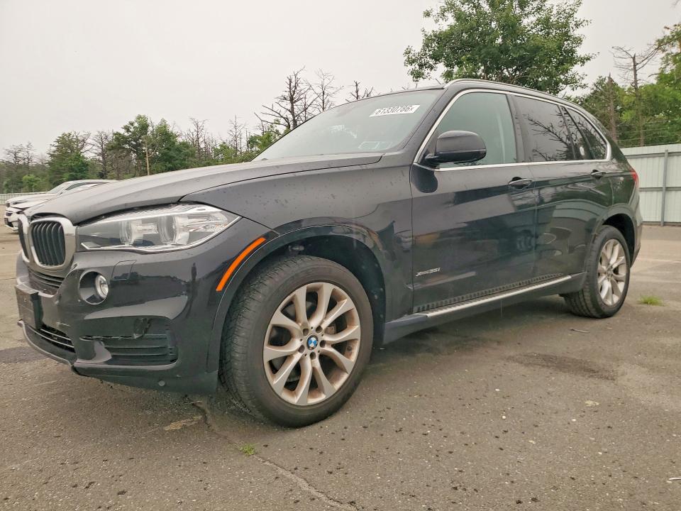 2015 BMW X5 VIN 5UXKR0C56F0K71111 COPART salvage auction — FRONT END, Ny - Mv-907A Salvage Certificate, sold $4,350 on 2026-07-22 (photo 1)