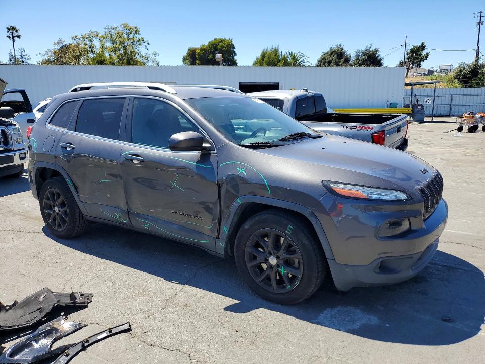 2016 Jeep Cherokee VIN 1C4PJLCB7GW274104 COPART salvage auction — SIDE, Ca - Salvage Certificate, sold $150 on 2026-07-24 (photo 4)