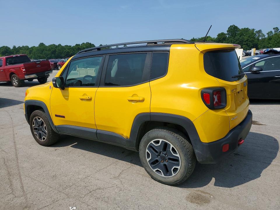 2016 Jeep Renegade VIN ZACCJBCT2GPD51654 COPART salvage auction — HAIL, Pa - Certificate Of Salvage, sold $2,500 on 2026-08-06 (photo 2)