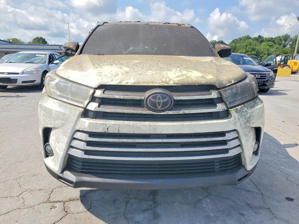 2017 Toyota Highlander VIN 5TDKZRFH8HS187819 COPART salvage auction — BURN, Tn - Salvage Certificate, sold $175 on 2026-07-29 (photo 5)