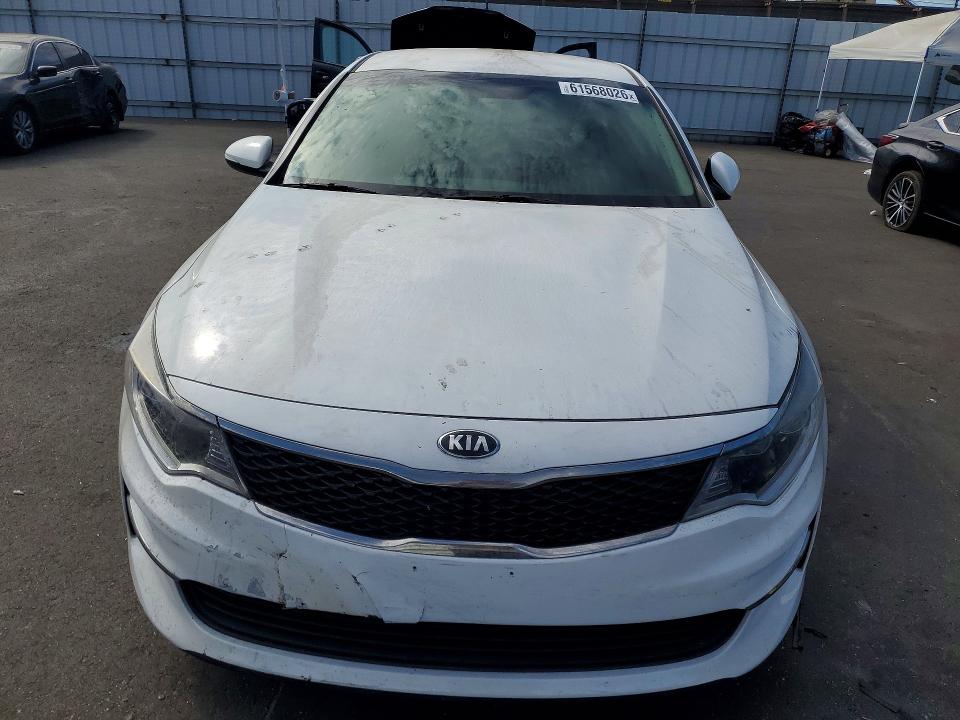 2017 Kia Optima VIN 5XXGT4L39HG164019 COPART salvage auction — VANDALISM, Ca - Salvage Certificate, sold $250 on 2026-07-27 (photo 5)