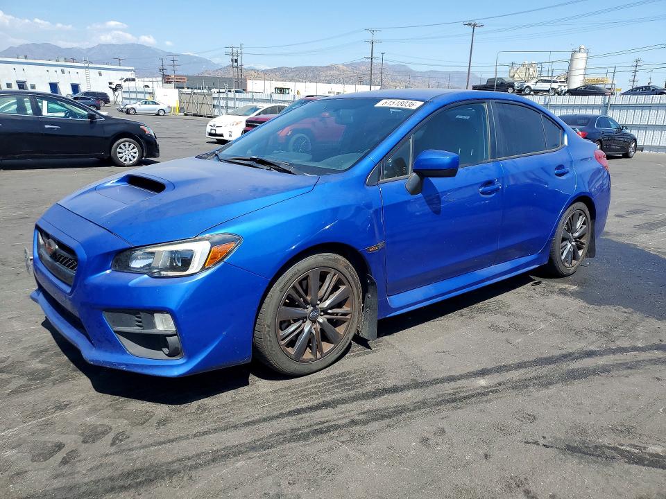 2017 Subaru Wrx VIN JF1VA1B63H9830463 COPART salvage auction — REAR END, CA - SALVAGE CERTIFICATE, sold $600 on 2026-07-27 (photo 1)