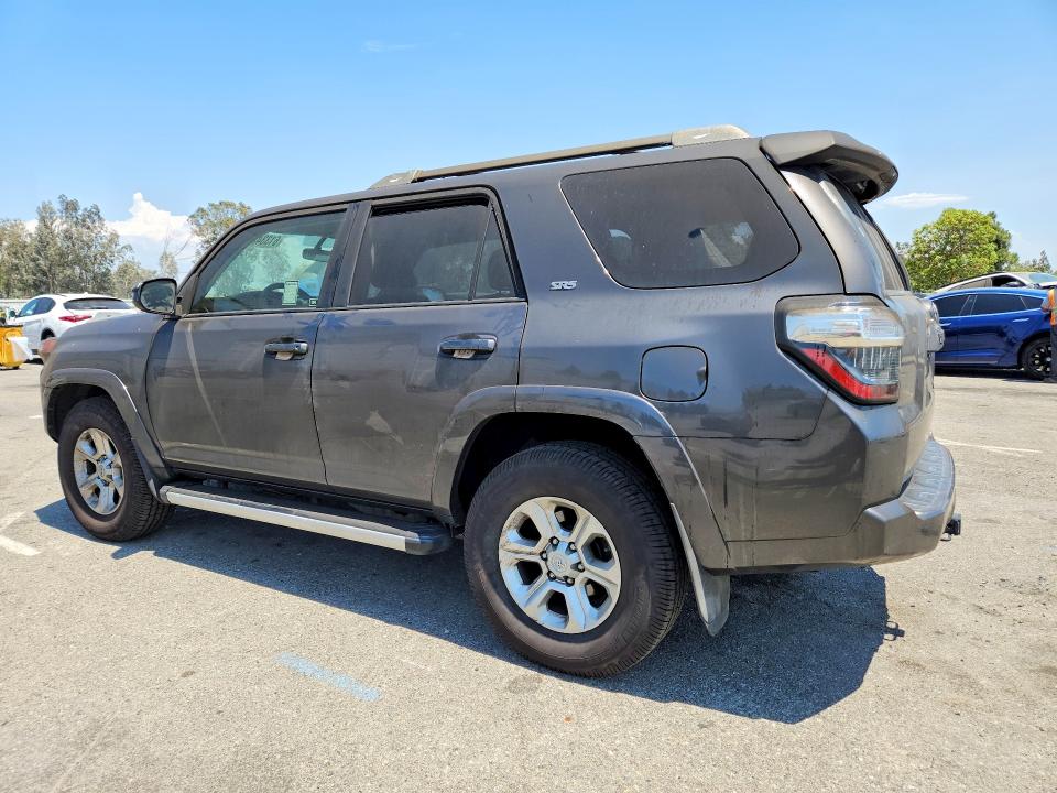 2016 Toyota 4runner VIN JTEZU5JR6G5147048 COPART salvage auction — BURN, CA - SALVAGE CERTIFICATE, sold $150 on 2026-07-30 (photo 2)