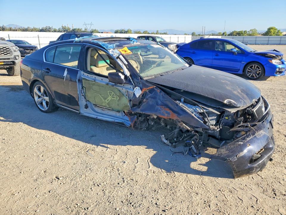 2007 Lexus Gs 350 VIN JTHBE96S370011588 COPART salvage auction — FRONT END, CA - DIS/DLR/EXP APP FOR DUP SALVAG, sold $50 on 2026-07-31 (photo 4)