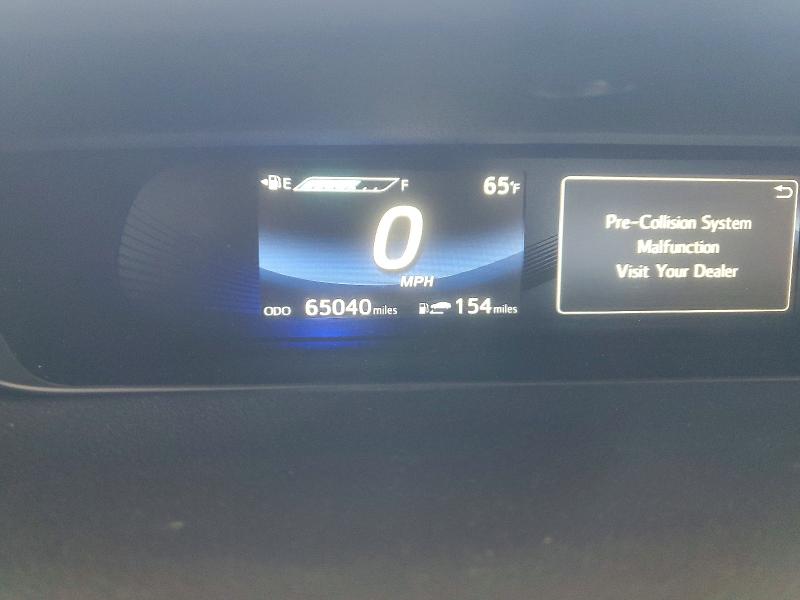 2019 Toyota Mirai VIN JTDBVRBD1KA005624 COPART salvage auction — REAR END, CA - DLR/DIS/EXP ONLY SALVAGE TITLE, sold $525 on 2026-07-30 (photo 9)