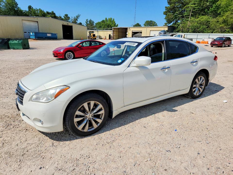 2013 Infiniti M VIN JN1BY1ARXDM605049 COPART salvage auction — UNDERCARRIAGE, Nc - Salvage Certificate Of Title, sold $1,950 on 2026-07-31 (photo 1)