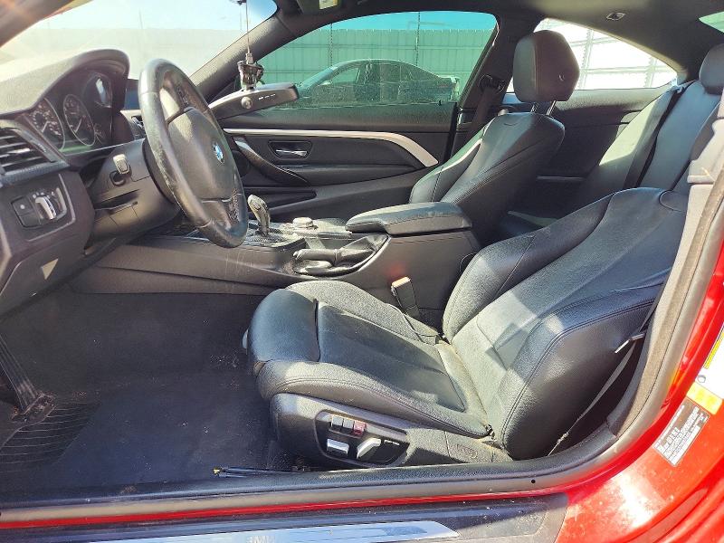 2017 BMW 4 series VIN WBA4R7C57HK876455 COPART salvage auction — FRONT END, CA - CERT OF TITLE-SALVAGED, sold $600 on 2026-08-04 (photo 7)