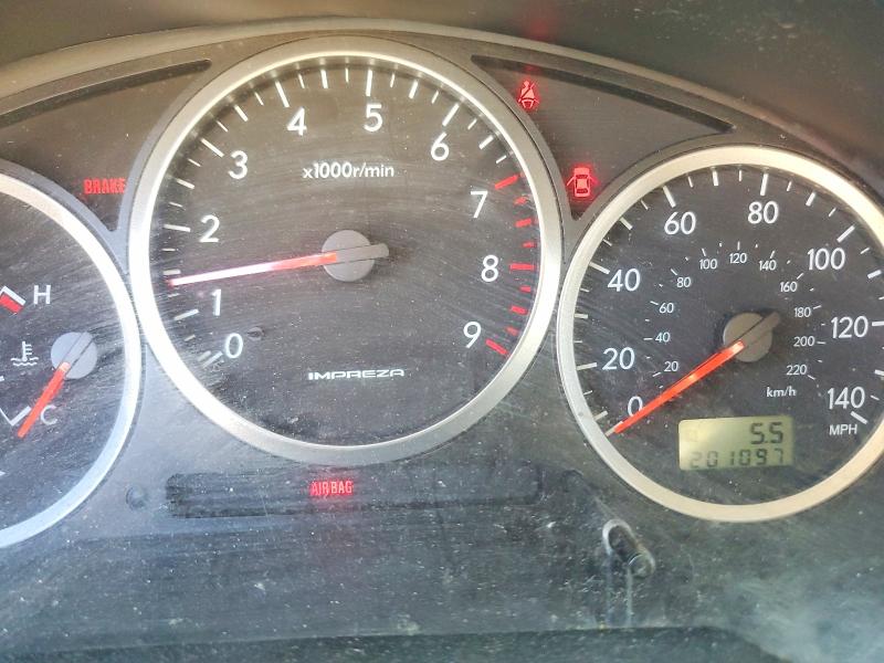 2005 Subaru Impreza VIN JF1GD29685G516519 COPART salvage auction — MINOR DENT/SCRATCHES, Wa - Vehicle Cert Of Ownership-Titl, sold $1,250 on 2026-07-16 (photo 9)