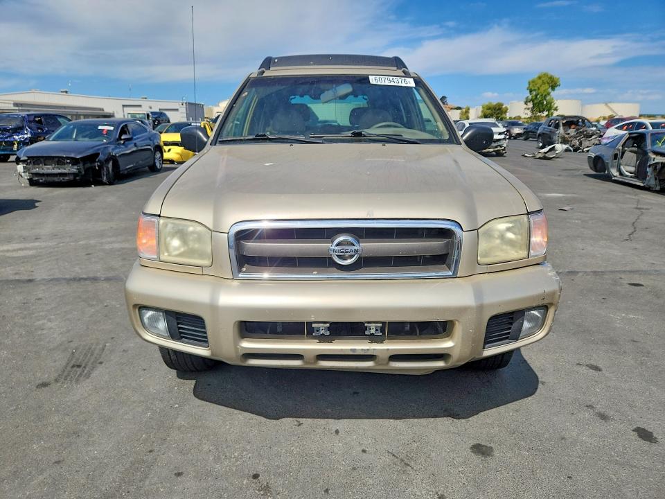 2002 Nissan Pathfinder VIN JN8DR09Y02W745982 COPART salvage auction — FRONT END, Ca - Salvage Certificate, sold $225 on 2026-07-20 (photo 5)