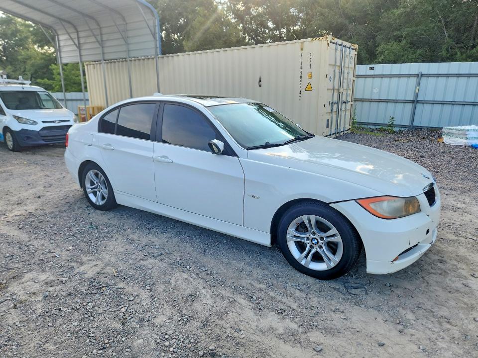 2008 BMW 3 series VIN WBAVA33588P141846 COPART salvage auction — MECHANICAL, Ga - Certificate Of Title, sold $375 on 2026-07-28 (photo 4)
