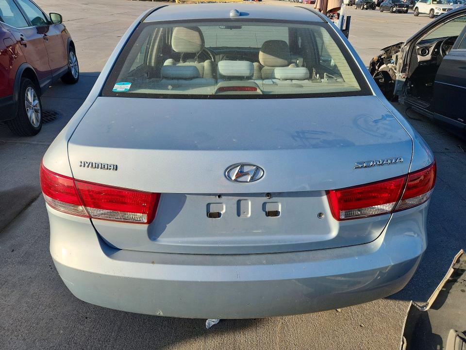 2008 Hyundai Sonata VIN 5NPET46C28H381502 COPART salvage auction — FRONT END, Tx - Salvage Vehicle Title, sold $550 on 2026-07-16 (photo 6)