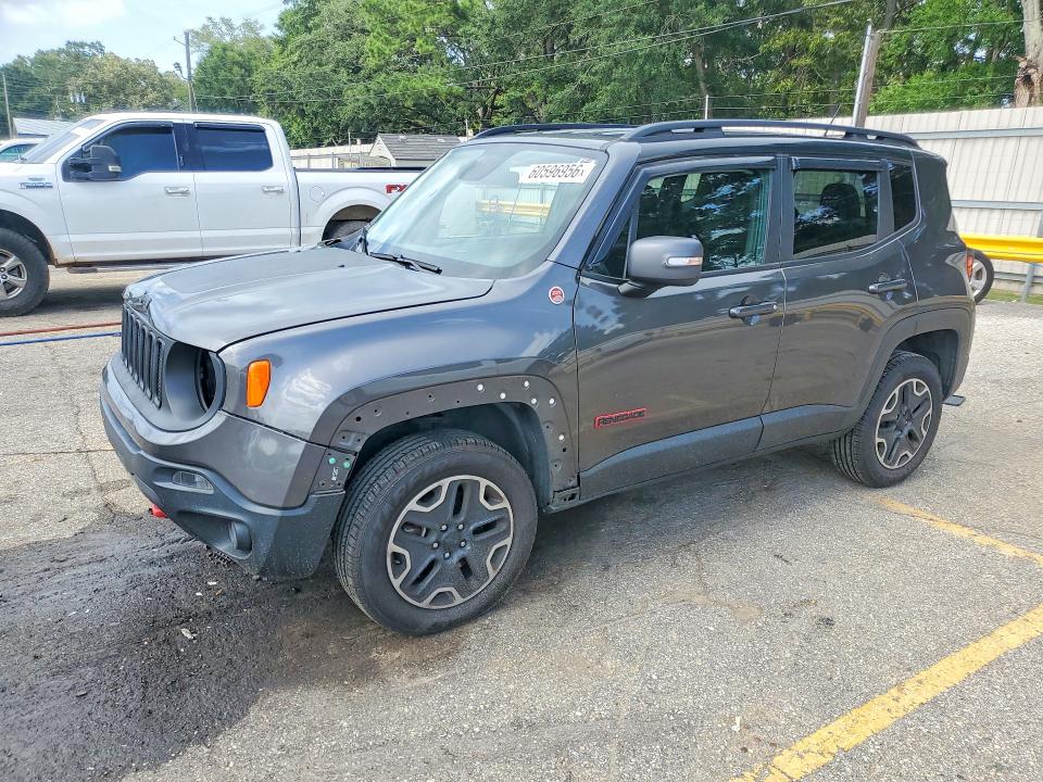 2017 Jeep Renegade VIN ZACCJBCB6HPG55269 COPART salvage auction — FRONT END, Al - Cert Of Title-Salvage Title, sold $1,850 on 2026-08-17 (photo 1)