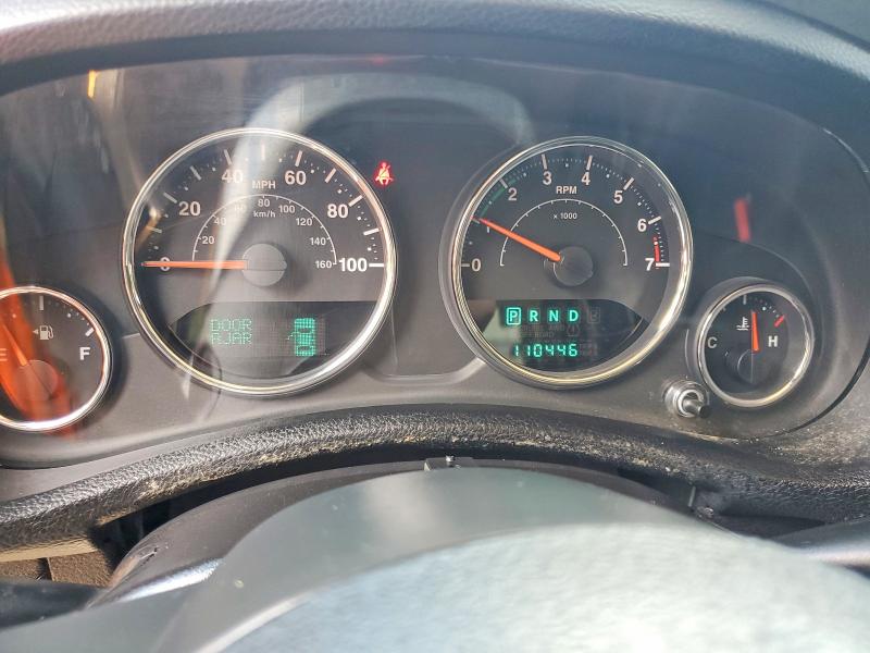 2013 Jeep Wrangler unlimited VIN 1C4BJWDG0DL698243 COPART salvage auction — FRONT END, OH - CERT OF TITLE-SALVAGE, sold $7,400 on 2026-07-22 (photo 9)