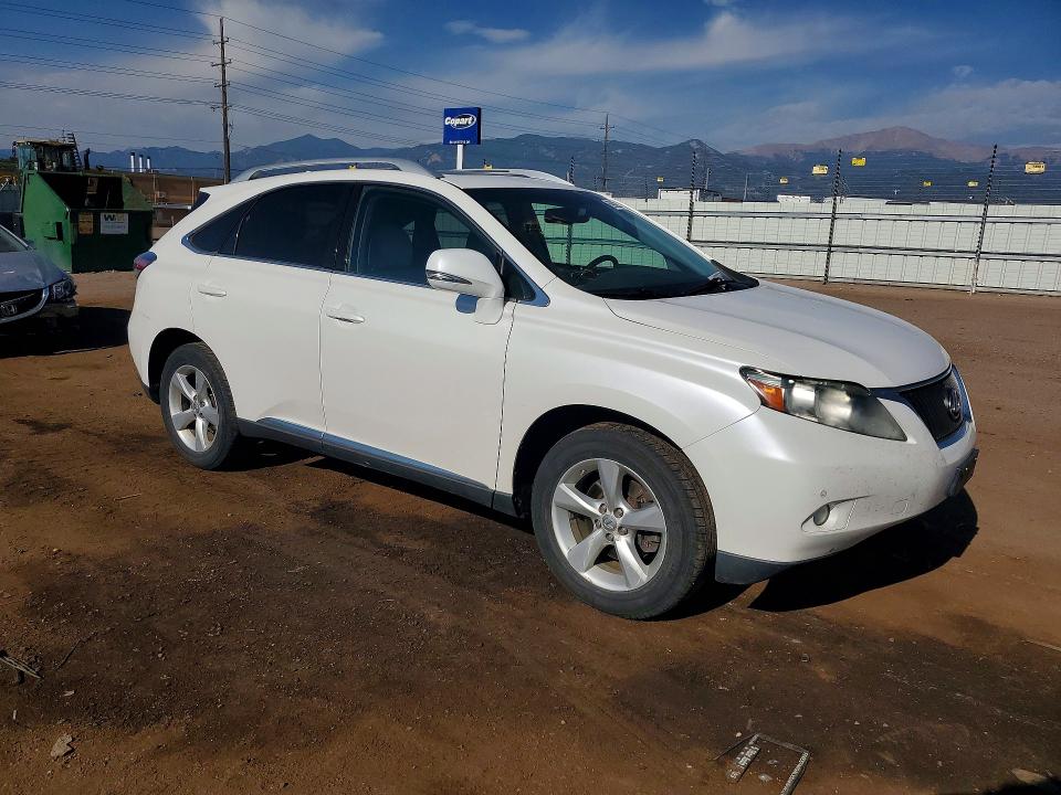 2012 Lexus Rx VIN 2T2BK1BAXCC131330 COPART salvage auction — MINOR DENT/SCRATCHES, CO - EXPORT ONLY, sold $4,400 on 2026-07-30 (photo 4)