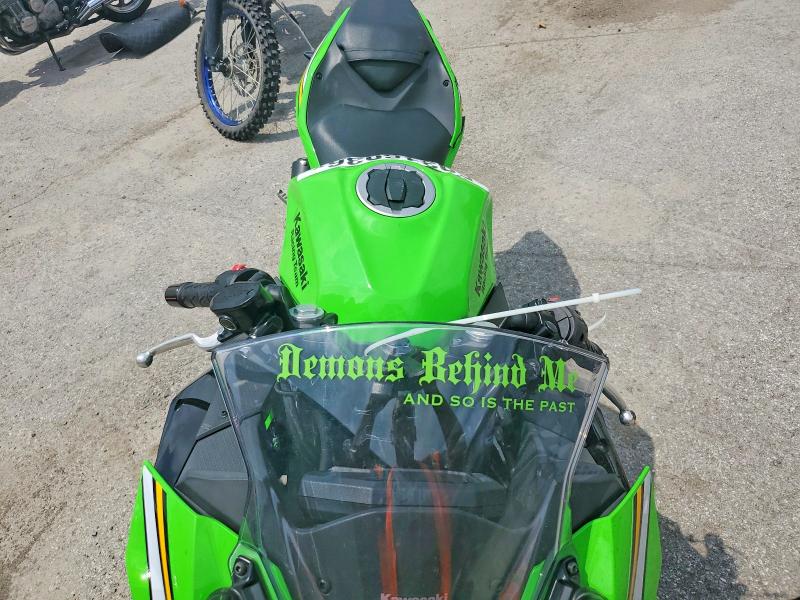 2025 Kawasaki Ex VIN ML5EXGH18SDA39841 COPART salvage auction — FRONT END, Pa - Certificate Of Salvage, sold $2,050 on 2026-07-23 (photo 5)