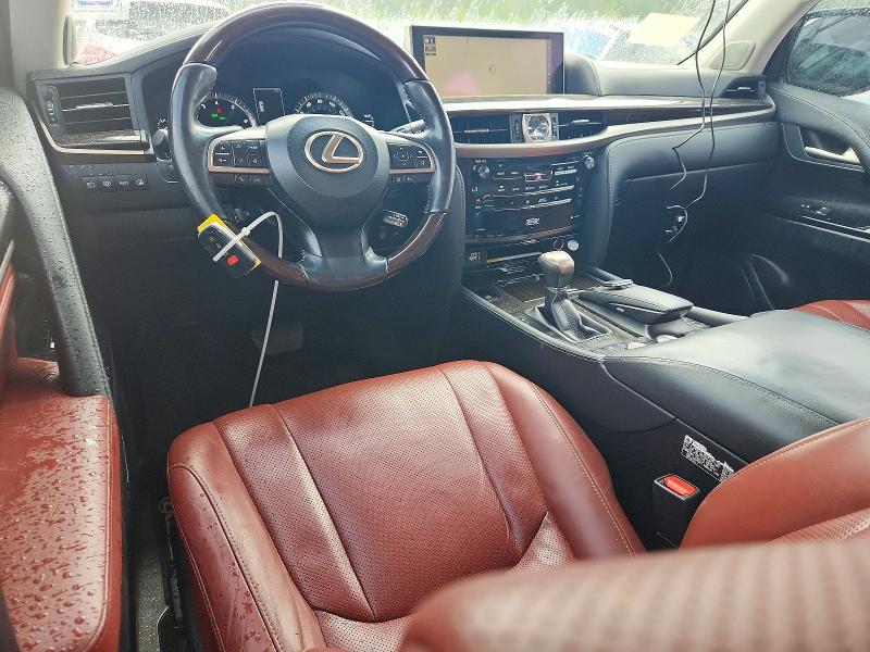 2021 Lexus Lx VIN JTJDY7AX4M4341623 COPART salvage auction — VANDALISM, NY - MV-907A SALVAGE CERTIFICATE, sold $54,000 on 2026-07-22 (photo 8)