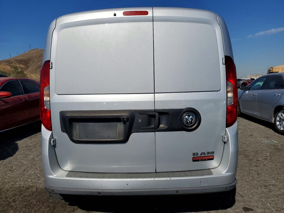 2015 Ram Promaster city VIN ZFBERFBT6F6A88800 COPART salvage auction — MINOR DENT/SCRATCHES, Ca - Dis/Dlr/Exp Only Clean Title, sold $3,200 on 2026-07-20 (photo 6)