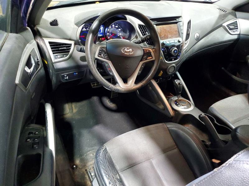 2013 Hyundai Veloster VIN KMHTC6AD4DU169876 COPART salvage auction — ALL OVER, Tn - Salvage Certificate, sold $500 on 2026-07-28 (photo 8)