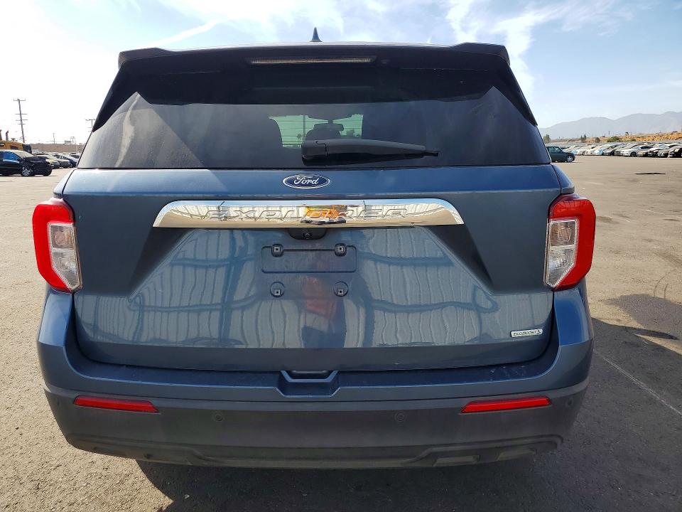 2020 Ford Explorer VIN 1FMSK7BH2LGB31081 COPART salvage auction — MINOR DENT/SCRATCHES, CA - DIS/DLR/EXP ONLY CLEAN TITLE (P), sold $7,100 on 2026-07-29 (photo 6)
