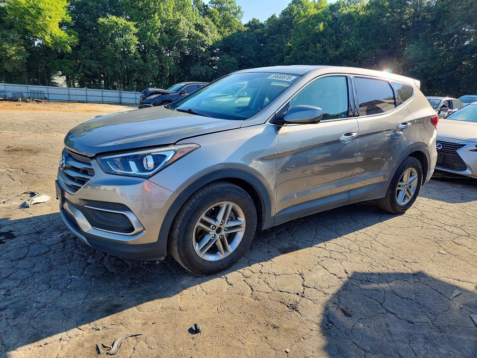 2018 Hyundai Santa fe VIN 5XYZT3LB3JG524476 COPART salvage auction — MINOR DENT/SCRATCHES, Ga - Certificate Of Title, sold $3,900 on 2026-07-15 (photo 1)