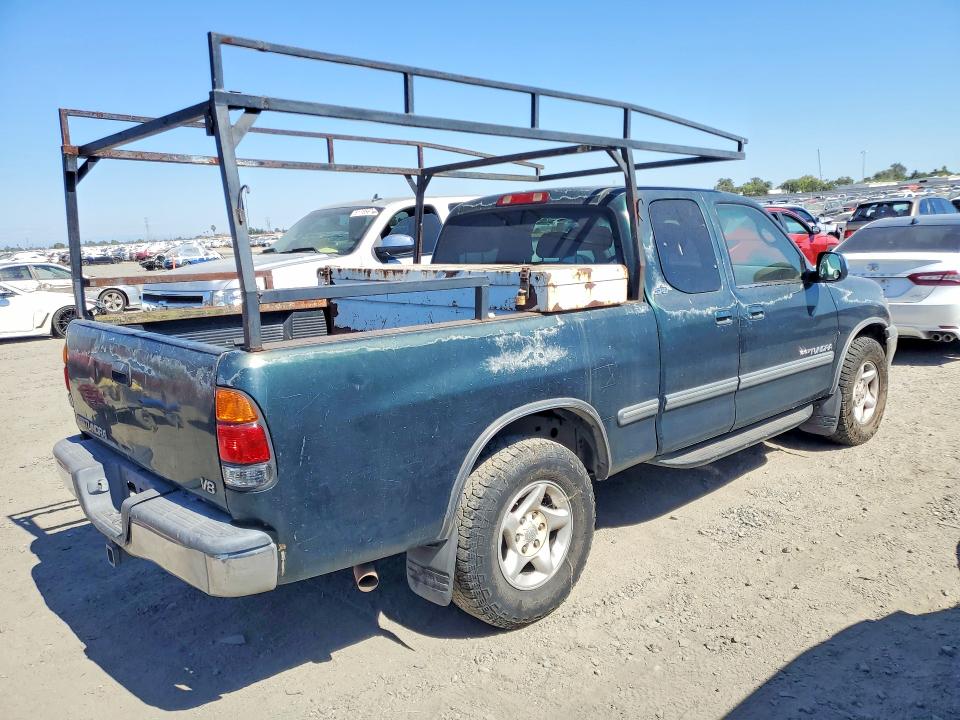 2000 Toyota Tundra VIN 5TBRT3416YS107106 COPART salvage auction — REAR END, CA - DIS/DLR/EXP ONLY CLEAN TITLE, sold $650 on 2026-07-16 (photo 3)