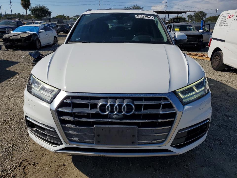 2018 Audi Q5 VIN WA1CNAFY3J2124538 COPART salvage auction — SIDE, Ca - Salvage Certificate, sold $4,900 on 2026-07-24 (photo 5)