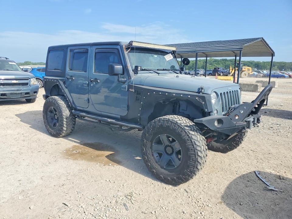 2014 Jeep Wrangler / VIN 1C4BJWDG5EL312868 COPART salvage auction — SIDE, Ks - Cert Of Title-Salvage, sold $3,100 on 2026-07-28 (photo 4)