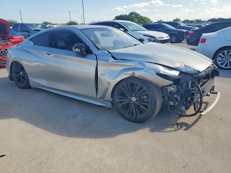 2018 Infiniti Q60 VIN JN1EV7EK0JM341535 COPART salvage auction — FRONT END, Tx - Cert Of Title-Rebuilt Salvage, sold $3,000 on 2026-07-06 (photo 4)