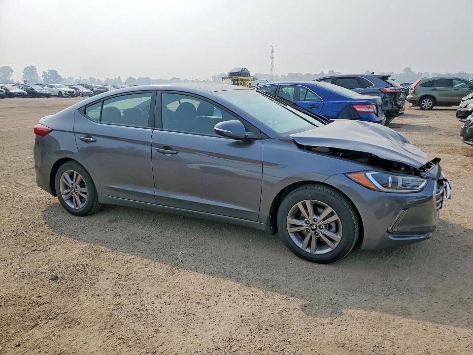 2018 Hyundai Elantra VIN KMHD84LF1JU683480 COPART salvage auction — MECHANICAL, On - Permit Salvage, sold $425 on 2026-07-30 (photo 4)