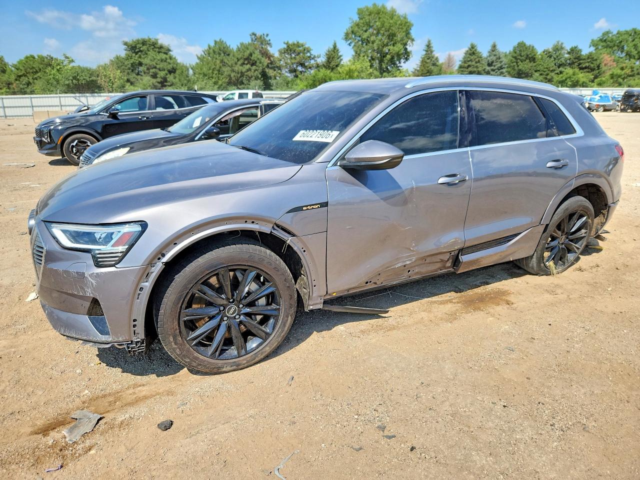 2021 Audi e-tron VIN WA1AAAGE2MB006024 — COPART salvage auction photo