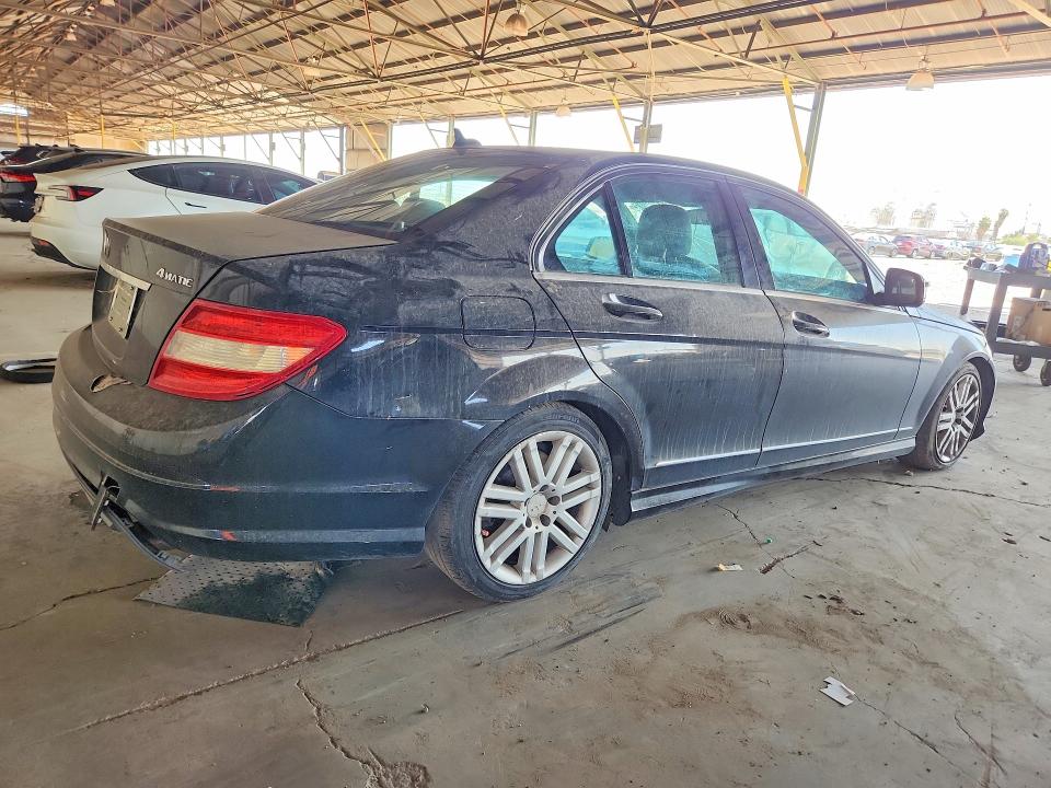 2009 Mercedes-benz C class VIN WDDGF81XX9R077948 COPART salvage auction — FRONT END, Az - Certificate Of Title (P), sold $475 on 2026-07-29 (photo 3)