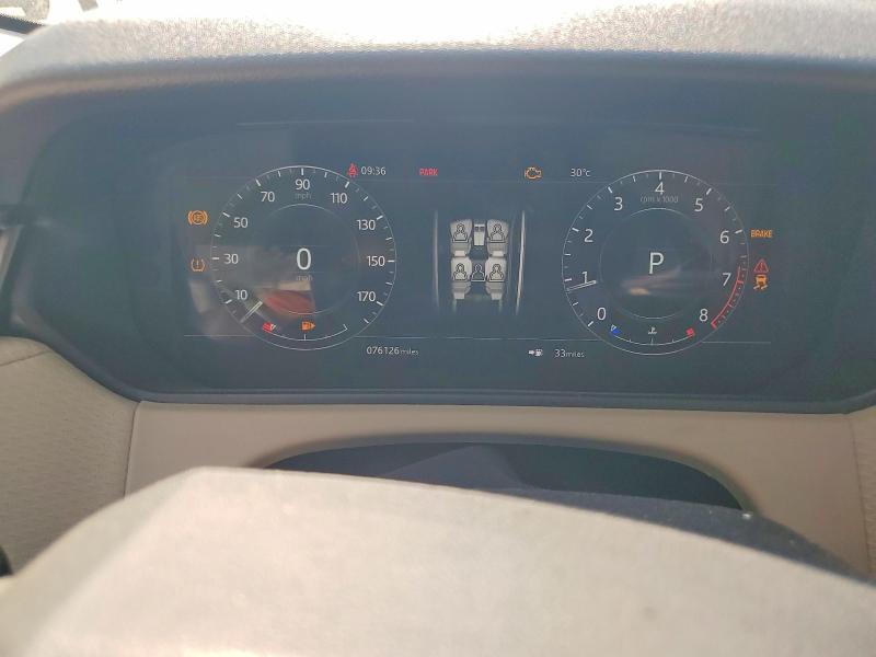 2018 Land rover Range rover velar VIN SALYB2RV2JA768493 COPART salvage auction — MECHANICAL, Fl - Certificate Of Title, sold $7,400 on 2026-07-31 (photo 9)