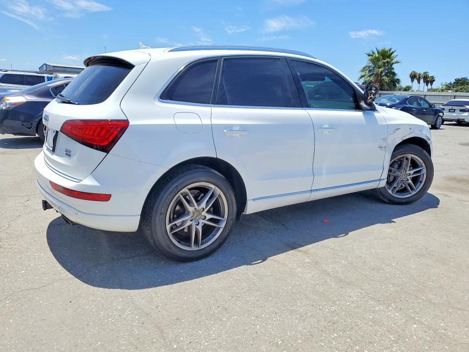 2016 Audi Q5 VIN WA1L2AFP5GA130579 COPART salvage auction — FRONT END, Ca - Salvage Certificate, sold $6,000 on 2026-08-28 (photo 3)