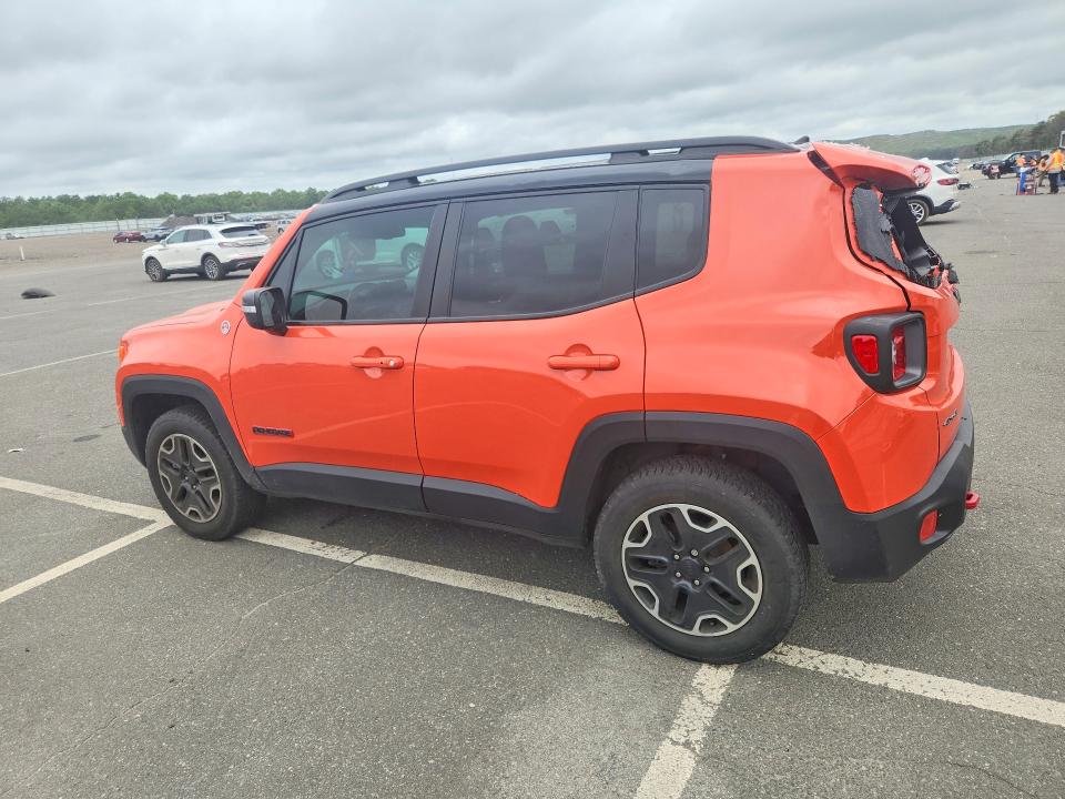 2016 Jeep Renegade VIN ZACCJBCT1GPC97909 COPART salvage auction — REAR END, Ny - Mv-907A Salvage Certificate, sold $3,550 on 2026-08-07 (photo 2)