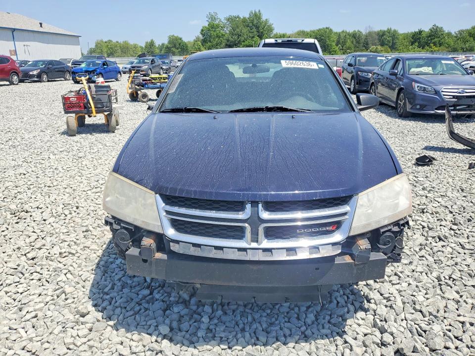 2012 Dodge Avenger VIN 1C3CDZAB0CN243972 COPART salvage auction — FRONT END, Oh - Cert Of Title-Salvage, sold $275 on 2026-07-09 (photo 5)