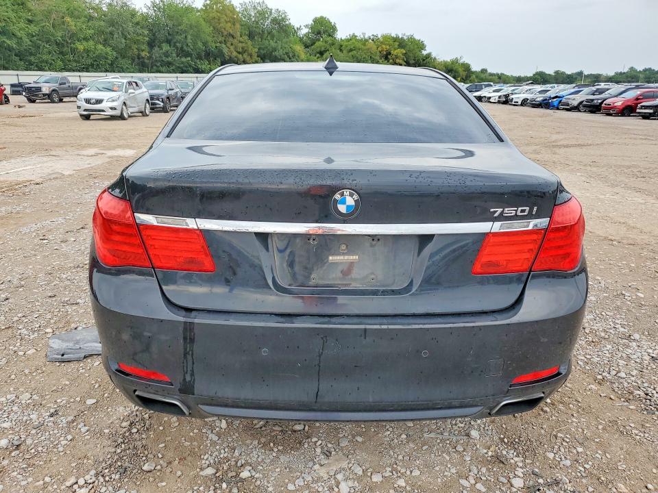 2009 BMW 7 series VIN WBAKA83509CY33950 COPART salvage auction — FRONT END, OK - CERTIFICATE OF TITLE, sold $100 on 2026-07-28 (photo 6)