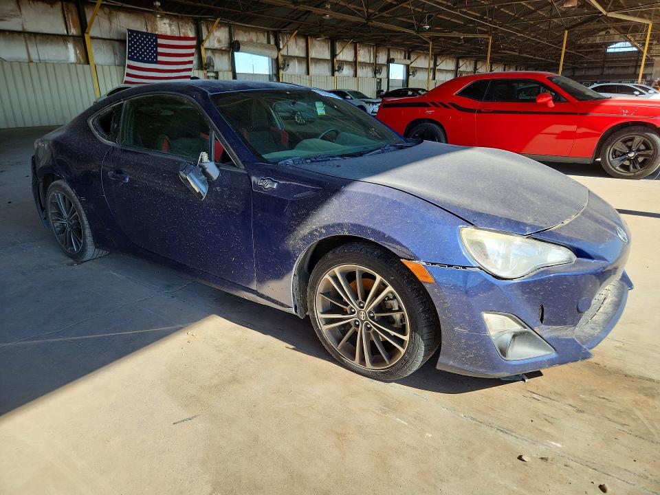 2016 Scion Fr-s VIN JF1ZNAA14G8707819 COPART salvage auction — FRONT END, AZ - CERTIFICATE OF TITLE (P), sold $900 on 2026-07-27 (photo 4)