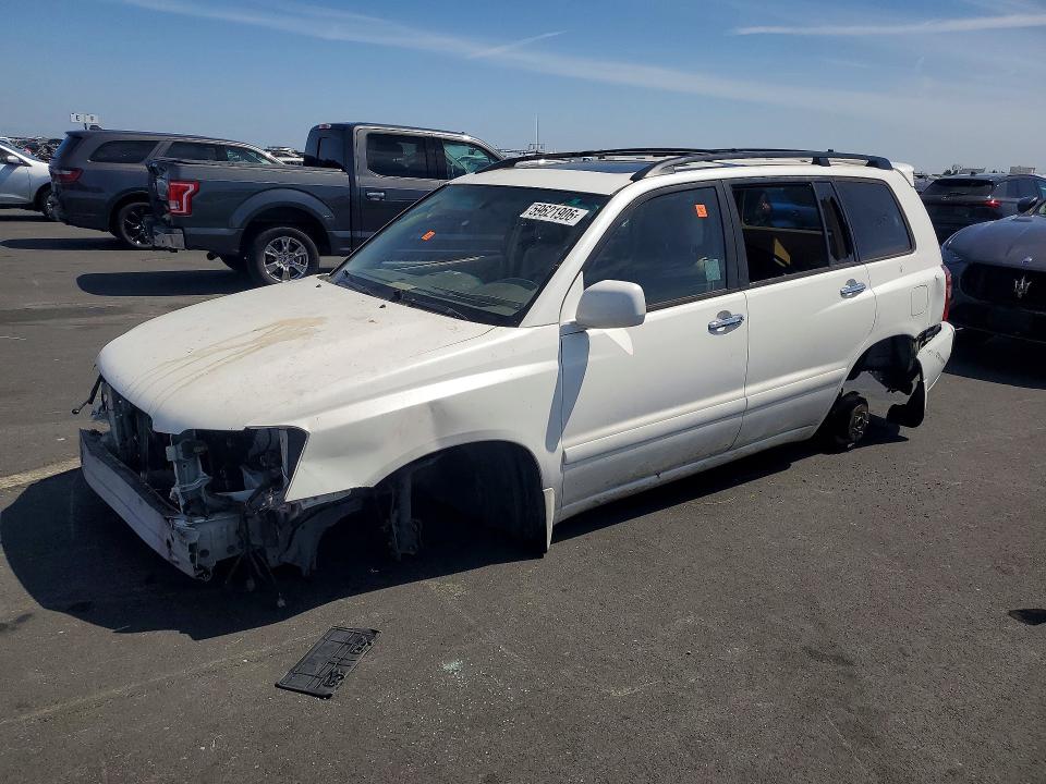2006 Toyota Highlander VIN JTEDP21A460113521 COPART salvage auction — VANDALISM, CA - SALVAGE CERTIFICATE, sold $90 on 2026-07-27 (photo 1)