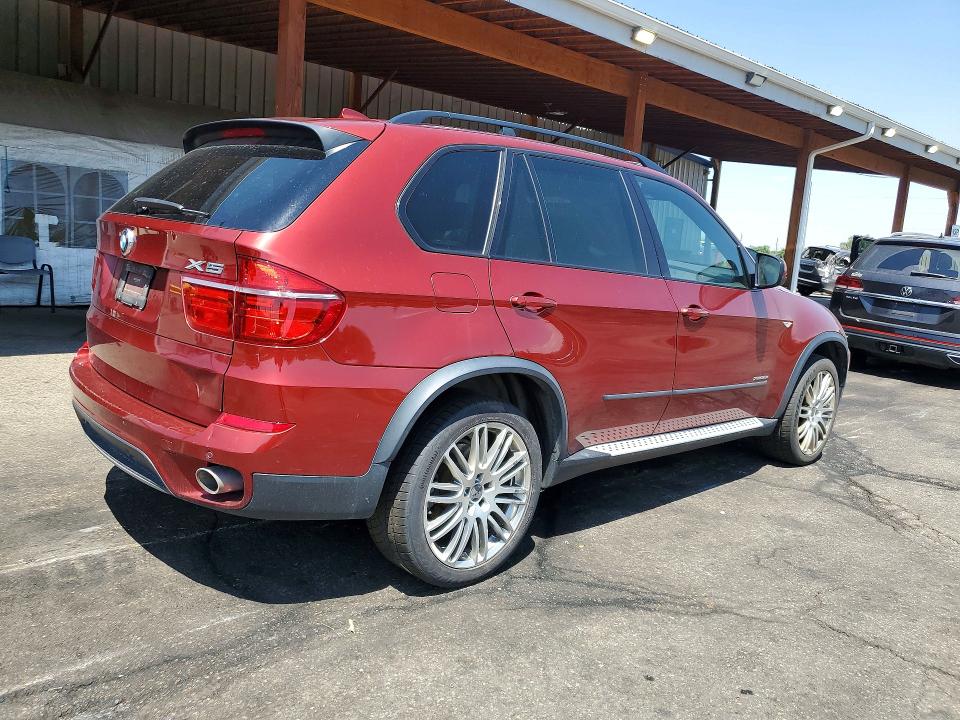 2013 BMW X5 VIN 5UXZW0C52D0B95569 COPART salvage auction — HAIL, Salvage Title, sold $3,771 on 2026-07-28 (photo 3)