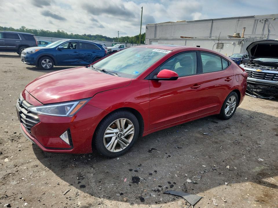 2020 Hyundai Elantra VIN KMHD84LF8LU075121 COPART salvage auction — MECHANICAL, Va - Certificate Of Title, sold $1,500 on 2026-07-29 (photo 1)