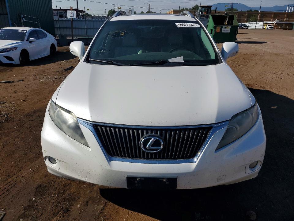2012 Lexus Rx VIN 2T2BK1BAXCC131330 COPART salvage auction — MINOR DENT/SCRATCHES, CO - EXPORT ONLY, sold $4,400 on 2026-07-30 (photo 5)