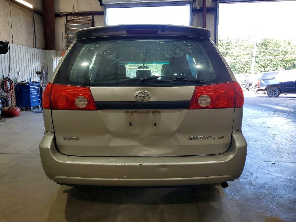 2009 Toyota Sienna VIN 5TDZK23C19S255706 COPART salvage auction — MECHANICAL, TX - CERTIFICATE OF TITLE, sold $775 on 2026-07-13 (photo 6)