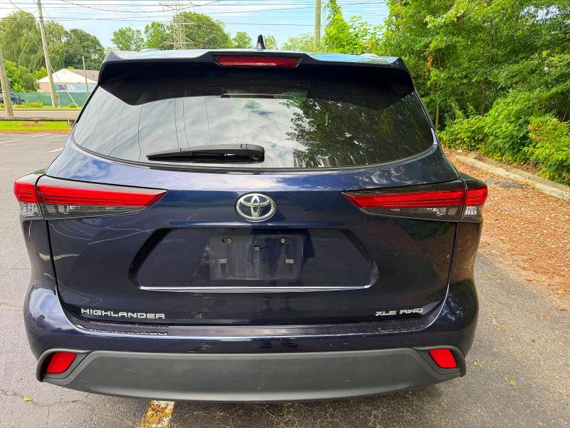 2023 Toyota Highlander VIN 5TDKDRBH3PS036776 COPART salvage auction — MINOR DENT/SCRATCHES, Md - Certificate Of Title, sold $18,600 on 2026-07-24 (photo 6)