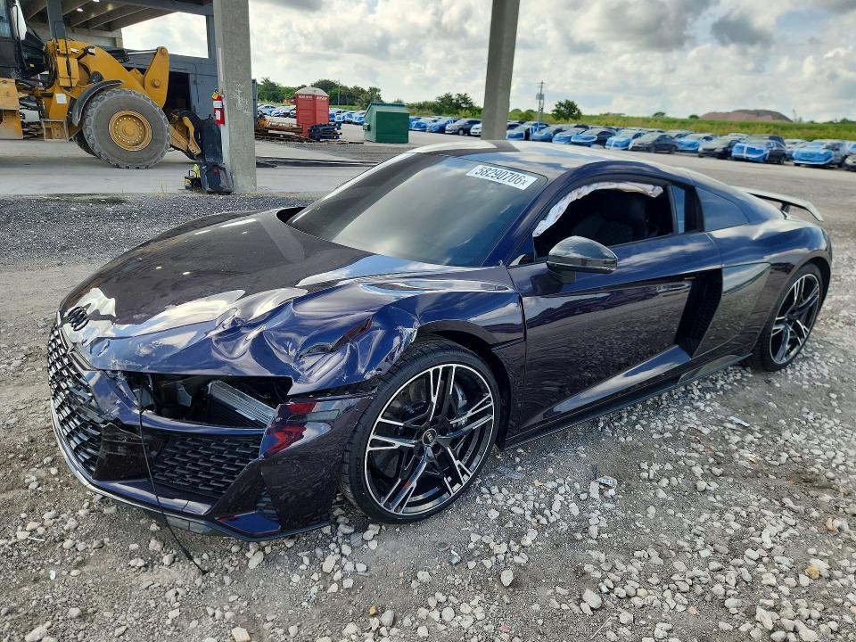 2022 Audi R8 VIN WUAKBAFX2N7900302 — COPART salvage auction photo