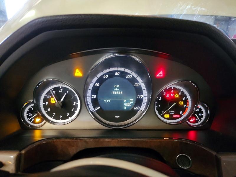 2011 Mercedes-benz E-class VIN WDDHF8HB6BA434951 COPART salvage auction — FRONT END, FL - CERT OF TITLE SLVG REBUILDABLE, sold $725 on 2026-07-20 (photo 9)