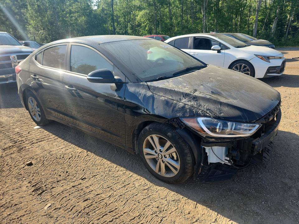 2017 Hyundai Elantra VIN KMHD84LF9HU187563 COPART salvage auction — FRONT END, On - Permit Salvage, sold $775 on 2026-07-28 (photo 4)