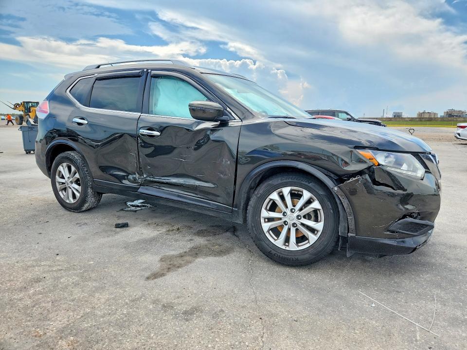 2016 Nissan Rogue VIN KNMAT2MT1GP707444 COPART salvage auction — SIDE, LA - CERT OF TITLE-SALVAGE, sold $775 on 2026-07-22 (photo 4)
